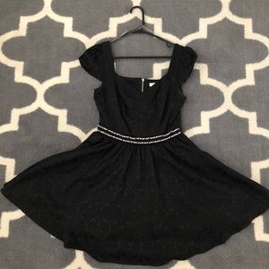 Black cocktail dress